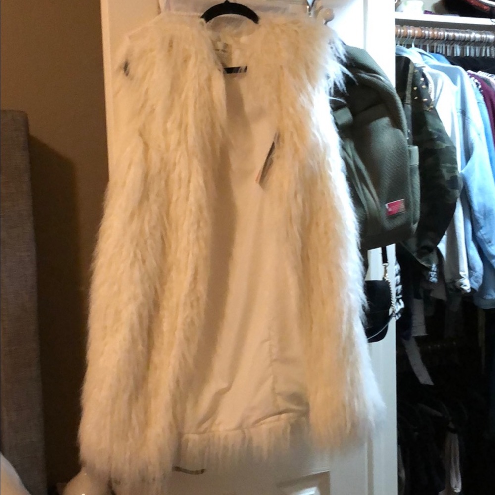 Zara cream vest